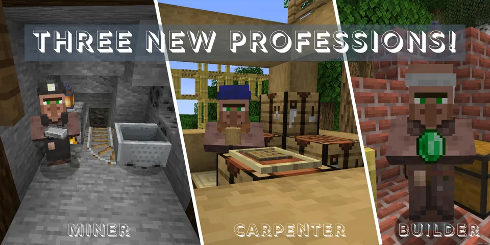 Moar Villagers — Minecraft mod, rasm 2