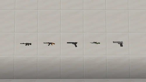 MineGuns — Minecraft mod, rasm 1