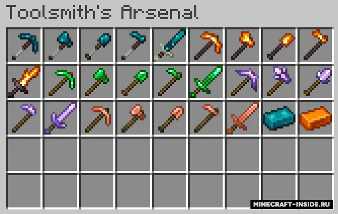 Toolsmith's Arsenal — Minecraft mod, rasm 2