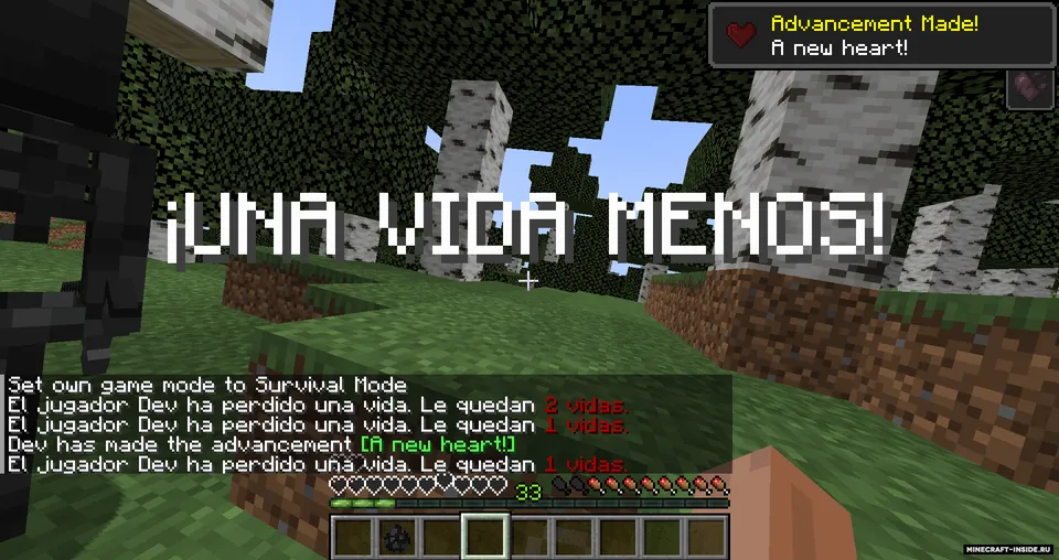 Life and Hearts — Minecraft mod, rasm 3