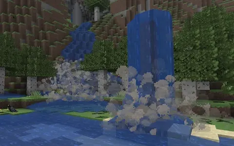 Waterfall Particles