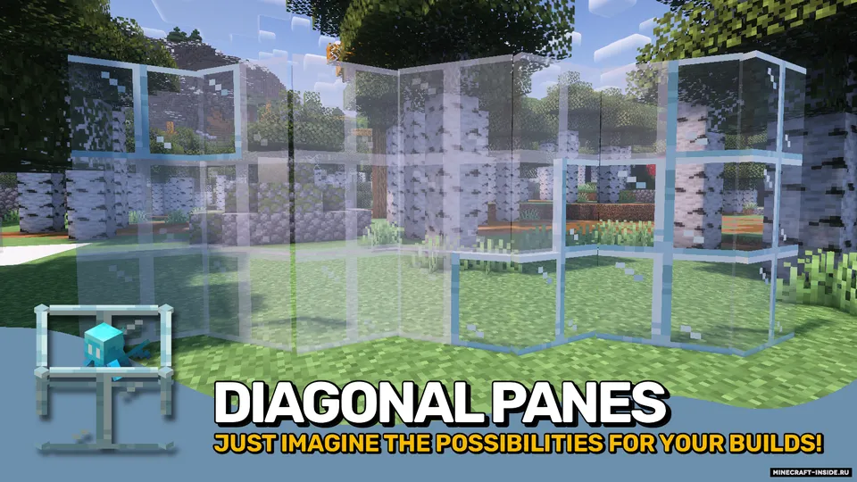 Diagonal Windows — Minecraft mod, rasm 2