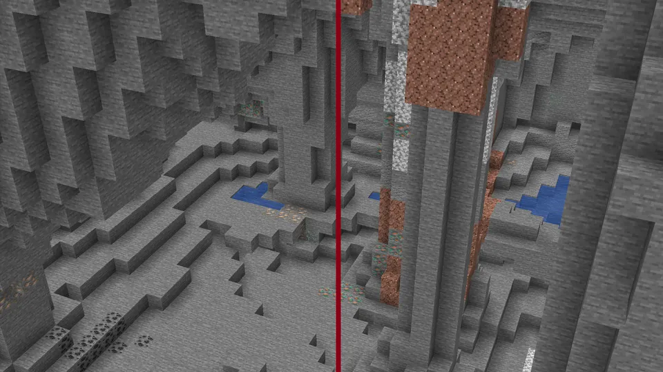 Cleaner Caves — Minecraft mod, rasm 2