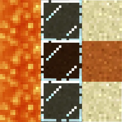 Lava Turns Sand into Glass — Minecraft mod, rasm 1