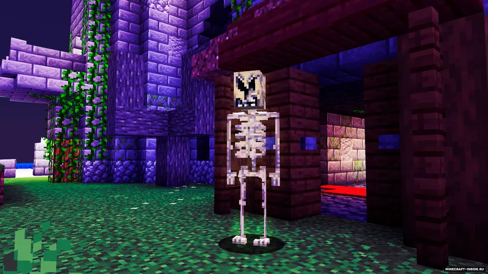 "Eee yordam bering" memidagi yovuz skelet — Minecraft mod, rasm 3