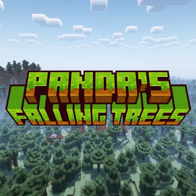 Panda's Falling Trees — Minecraft mod, rasm 1