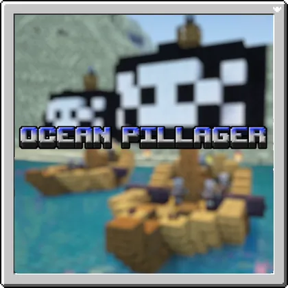 Tax' Ocean Pillager — Minecraft mod, rasm 1