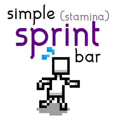 Simple Sprint (stamina) Bar — Minecraft mod, rasm 1