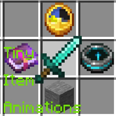 Tiny Item Animations — Minecraft mod, rasm 1