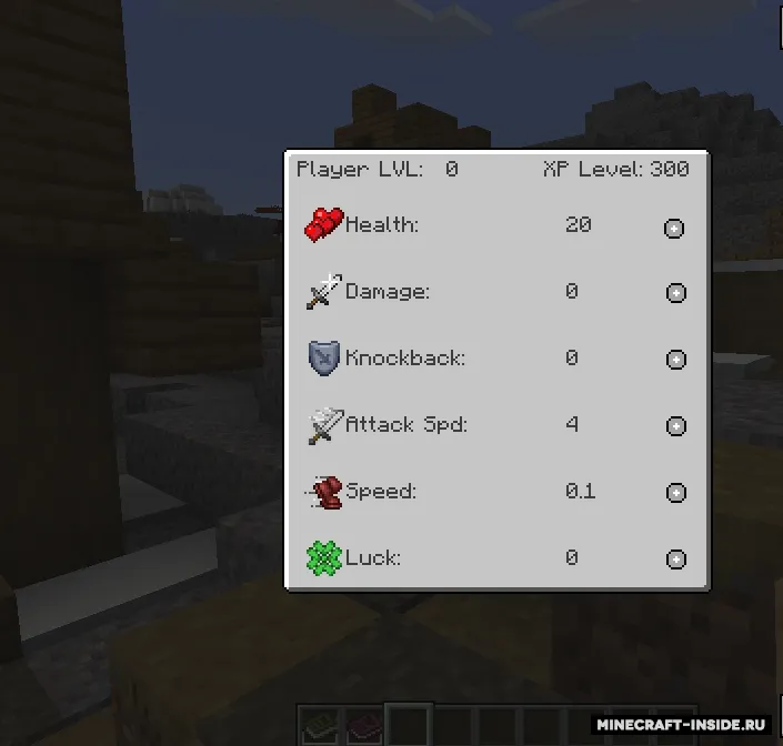 RPG stats — Minecraft mod, rasm 2