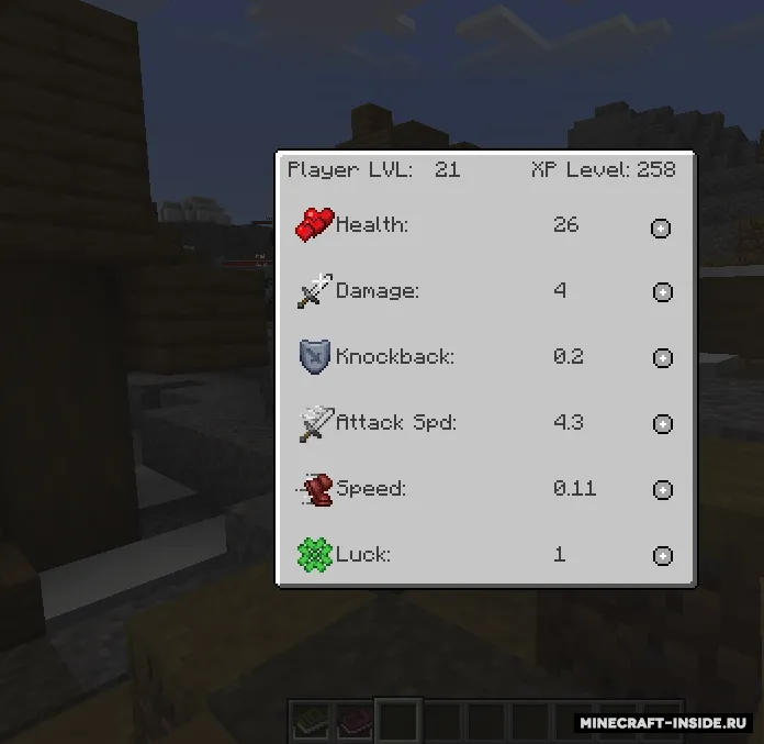 RPG stats — Minecraft mod, rasm 3