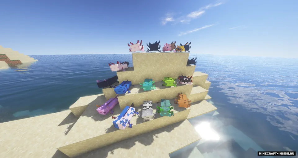 More Axolotl — Minecraft mod, rasm 2