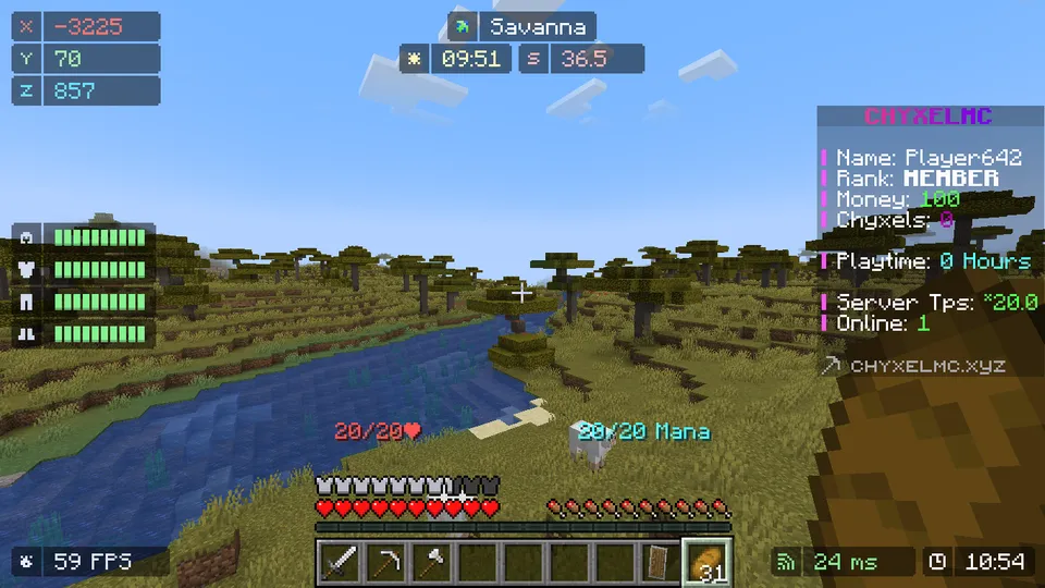 StarHUD — Minecraft mod, rasm 5