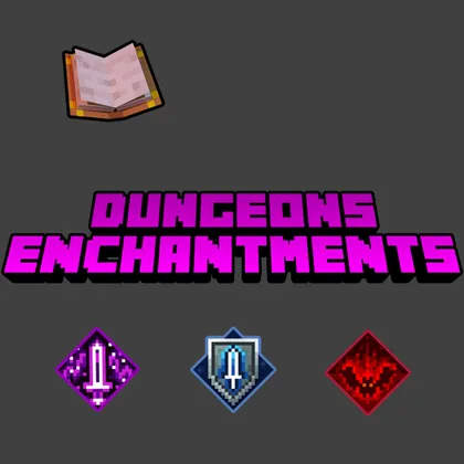 Dungeons Enchantments — Minecraft mod, rasm 1