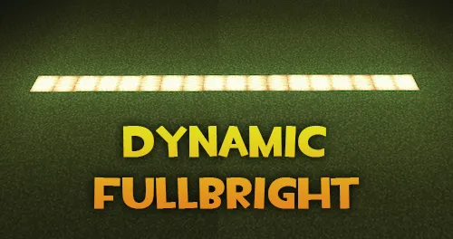 Dynamic Fullbright — Minecraft mod, rasm 1