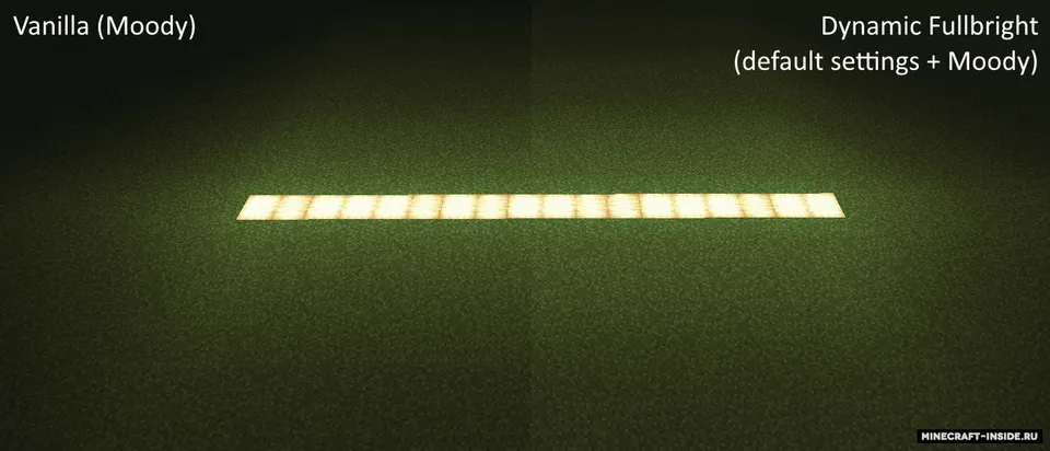 Dynamic Fullbright — Minecraft mod, rasm 2