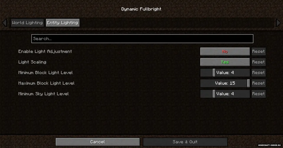 Dynamic Fullbright — Minecraft mod, rasm 5