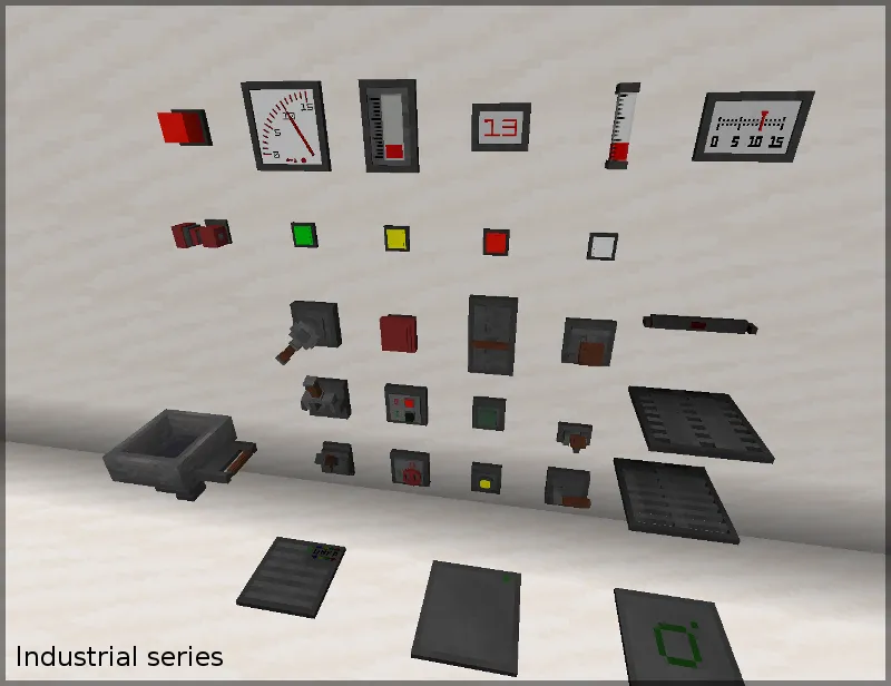 Gauges and Switches — Minecraft mod, rasm 3