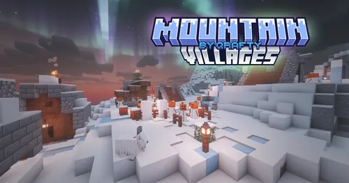 qrafty's Mountain Villages — Minecraft mod, rasm 1