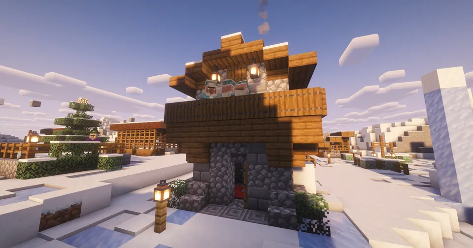 qrafty's Mountain Villages — Minecraft mod, rasm 2