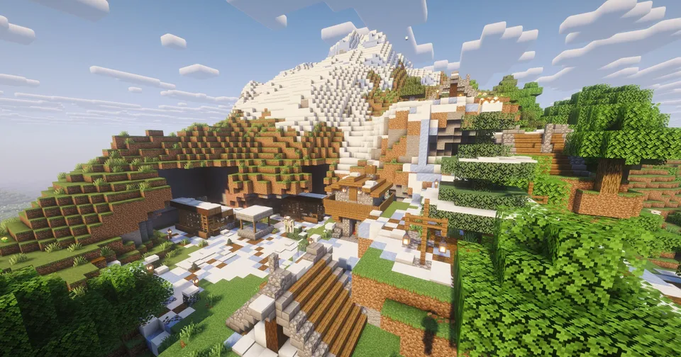 qrafty's Mountain Villages — Minecraft mod, rasm 5