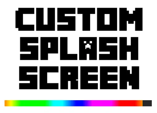 Custom Splash Screen — Minecraft mod, rasm 1