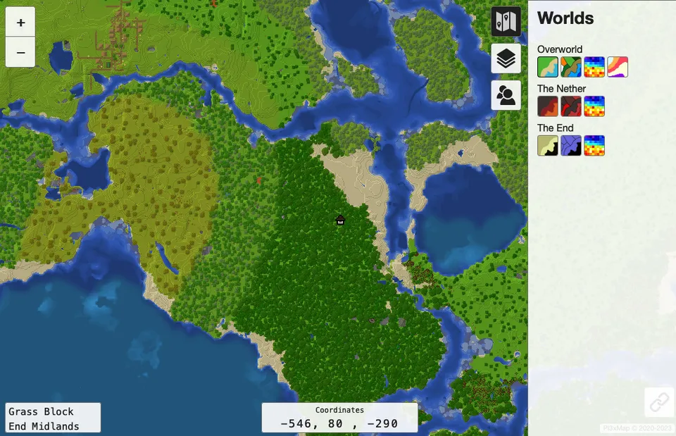 Pl3xMap — Minecraft mod, rasm 2