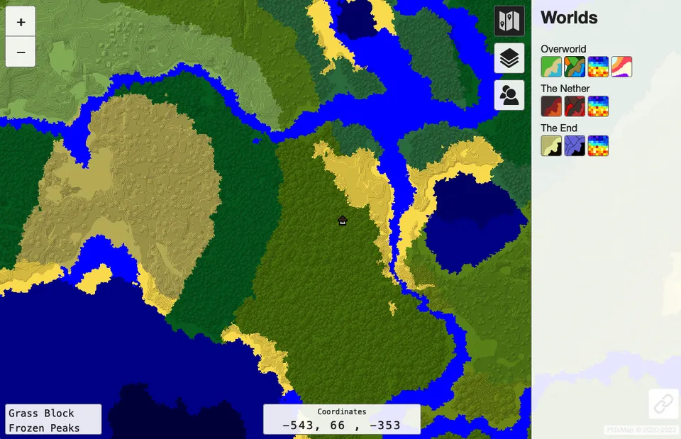 Pl3xMap — Minecraft mod, rasm 3