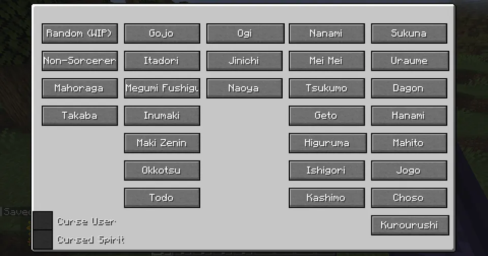 Jujutsu Craft (Sorcery Fight) — Minecraft mod, rasm 3