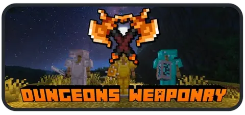 MC Dungeons Weaponry