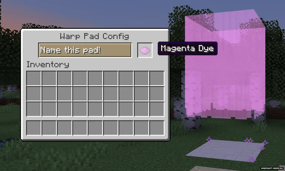 Warp Pads — Minecraft mod, rasm 2