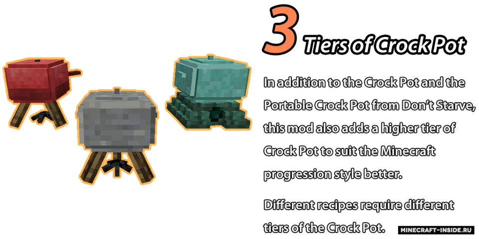 Crock Pot — Minecraft mod, rasm 3