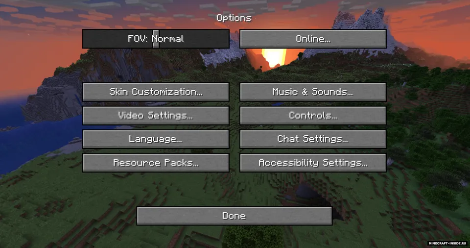 Panorama Screens — Minecraft mod, rasm 3