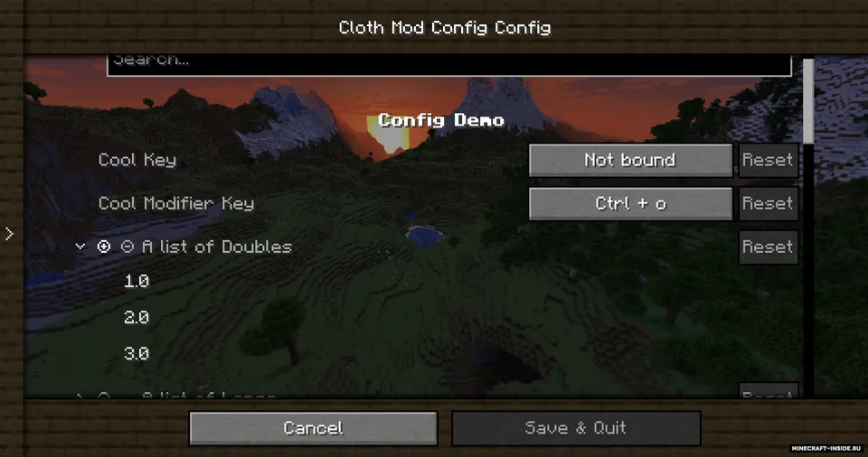 Panorama Screens — Minecraft mod, rasm 5