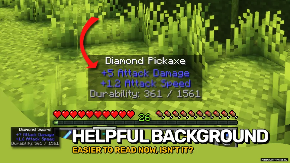 Held Item Tooltips — Minecraft mod, rasm 5