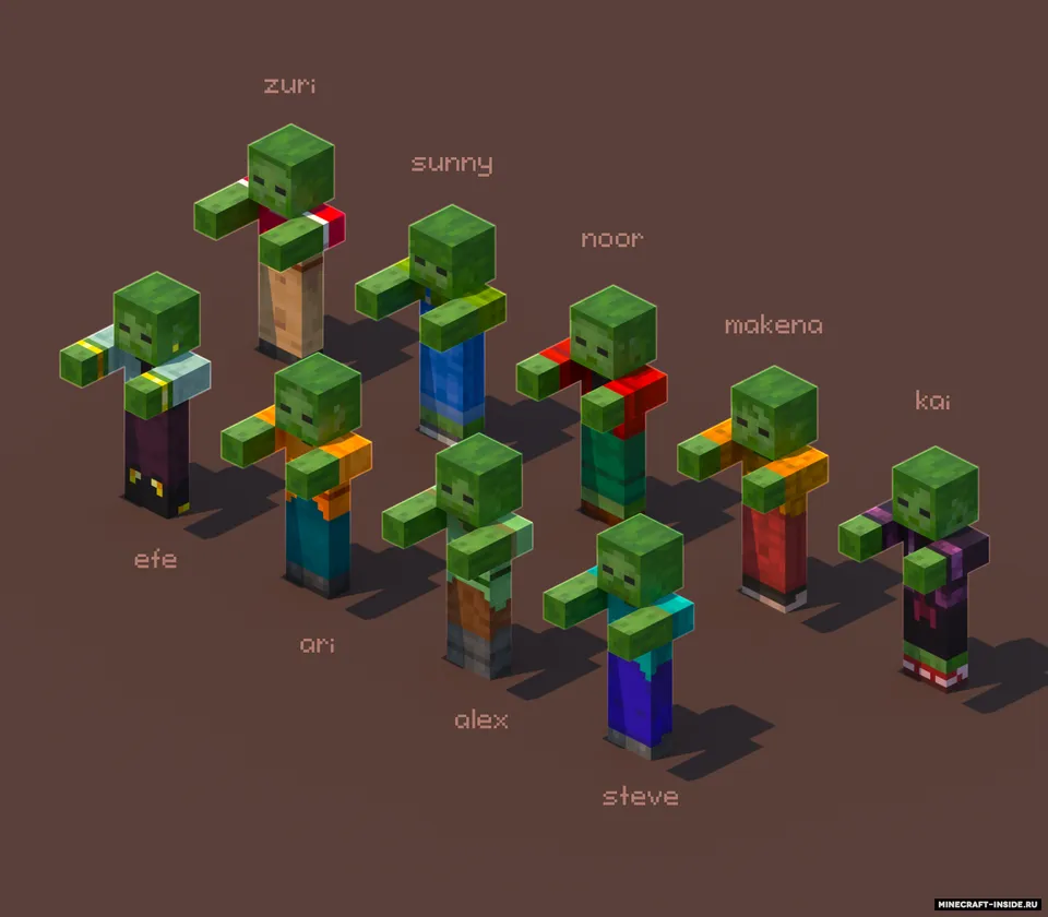 More Mob Variants — Minecraft mod, rasm 8