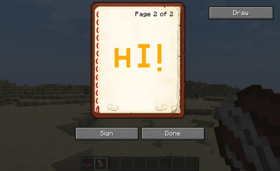 Sketchy Books — Minecraft mod, rasm 4