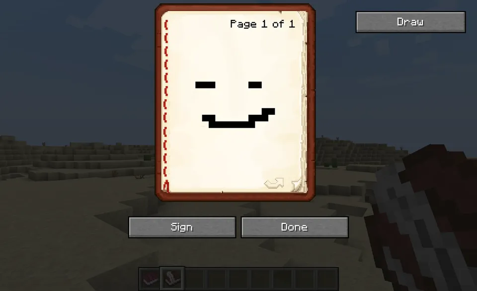 Sketchy Books — Minecraft mod, rasm 6
