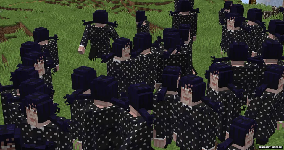 Wednesday qiz — Minecraft mod, rasm 3