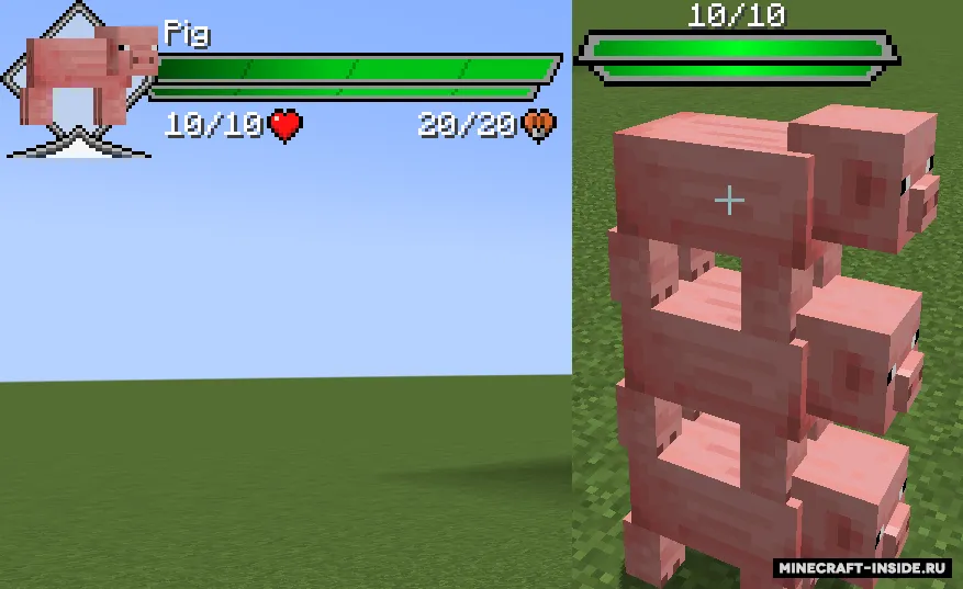 Provi's Health Bars — Minecraft mod, rasm 2