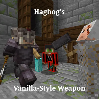 Haghog's Vanilla-Style Weapon — Minecraft mod, rasm 1