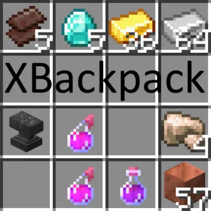 XBackpack — Minecraft mod, rasm 1