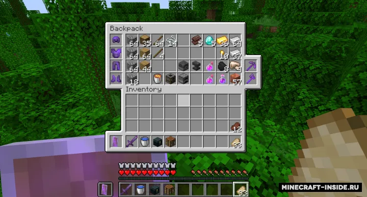 XBackpack — Minecraft mod, rasm 2
