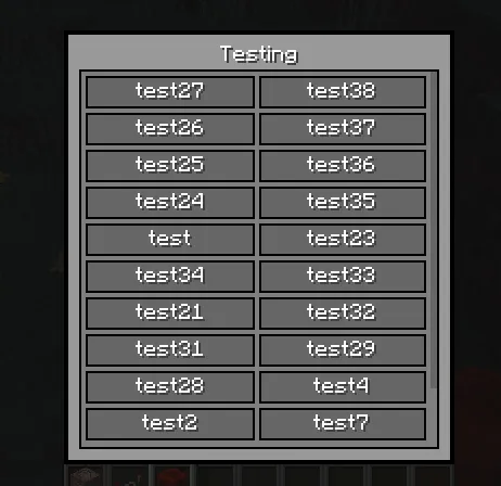 Command UIs — Minecraft mod, rasm 3