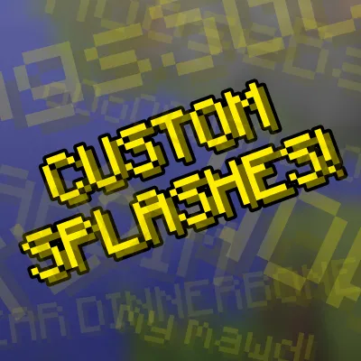 Custom Splashes — Minecraft mod, rasm 1