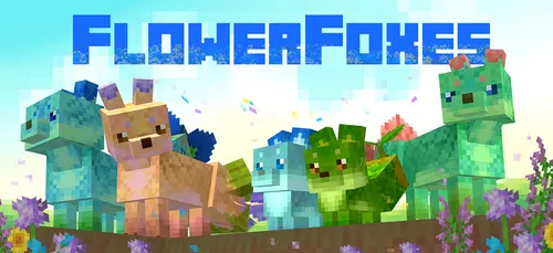 Flower Foxes! — Minecraft mod, rasm 1