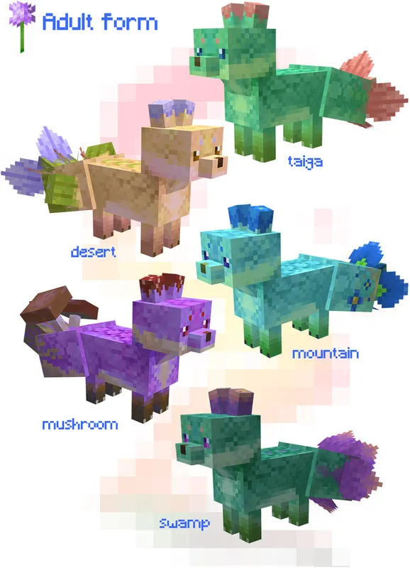 Flower Foxes! — Minecraft mod, rasm 5