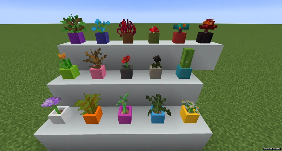 Flower Pots Plus — Minecraft mod, rasm 2