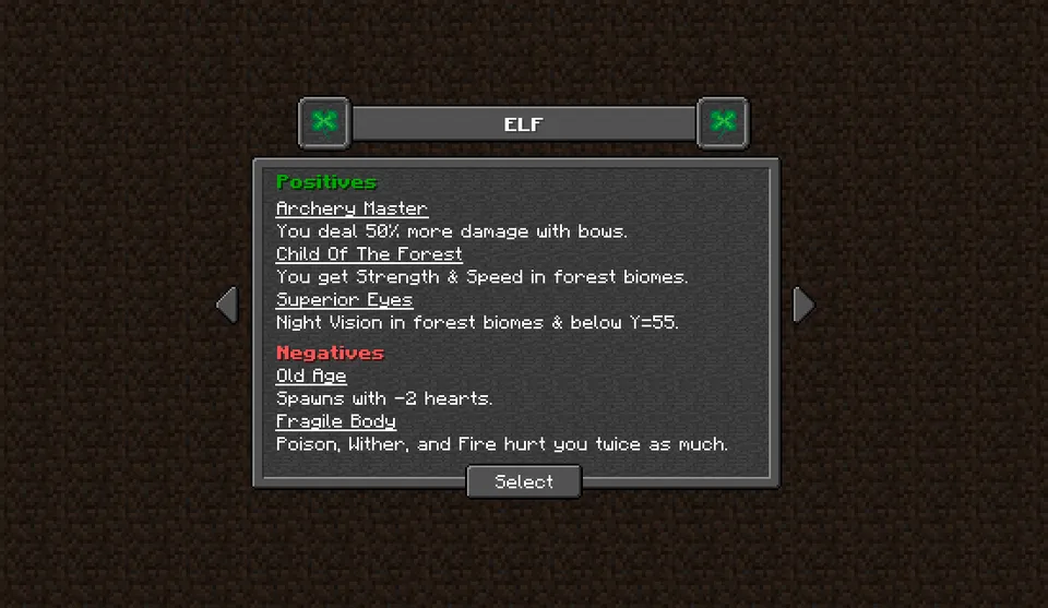 Fantasia RPG Races — Minecraft mod, rasm 2
