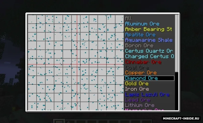 Ore Visual Detector — Minecraft mod, rasm 2